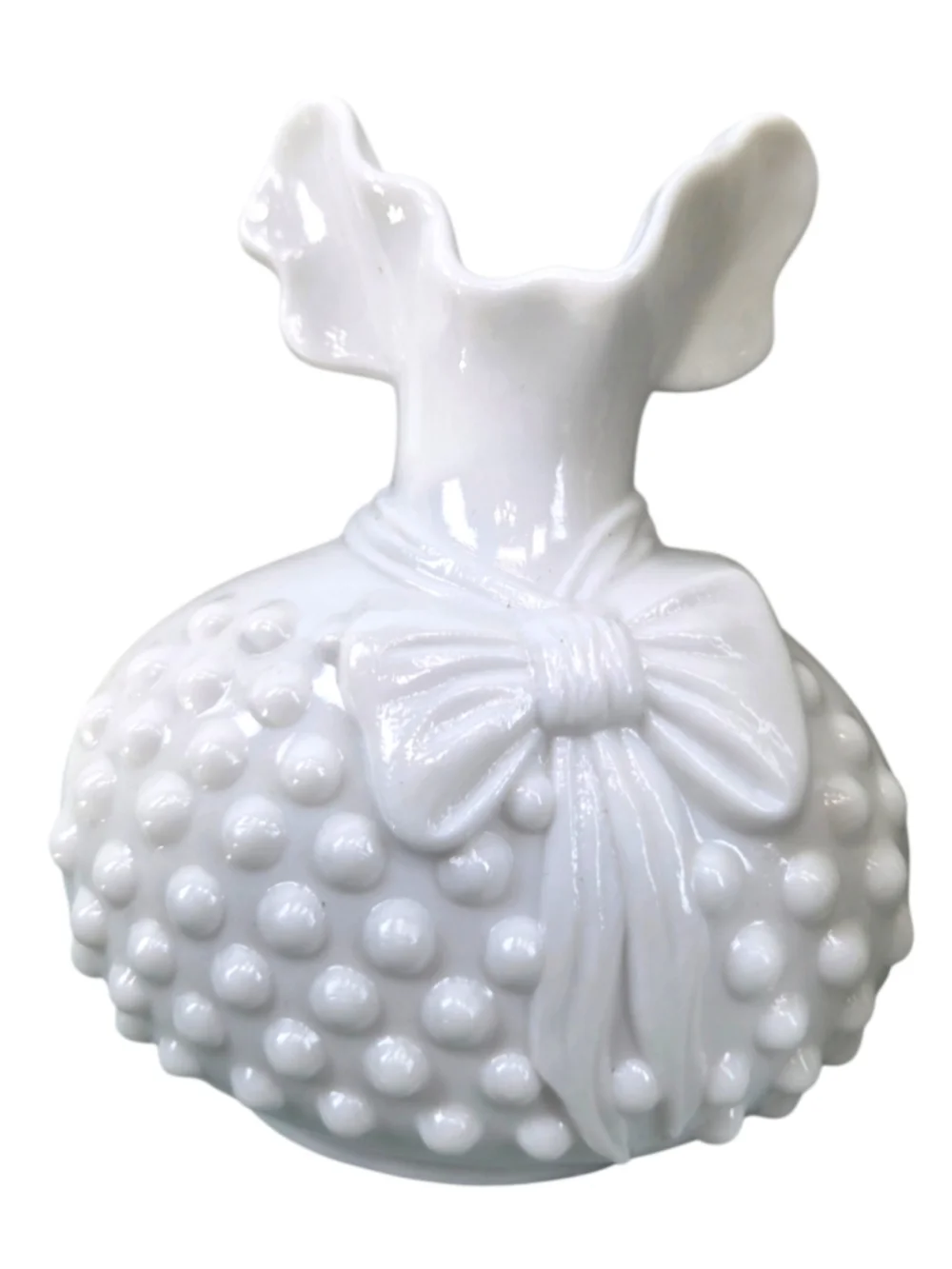 Vintage 1984 Burwood Hobnail Basket & Mirror Wall Decor Set 3 USA